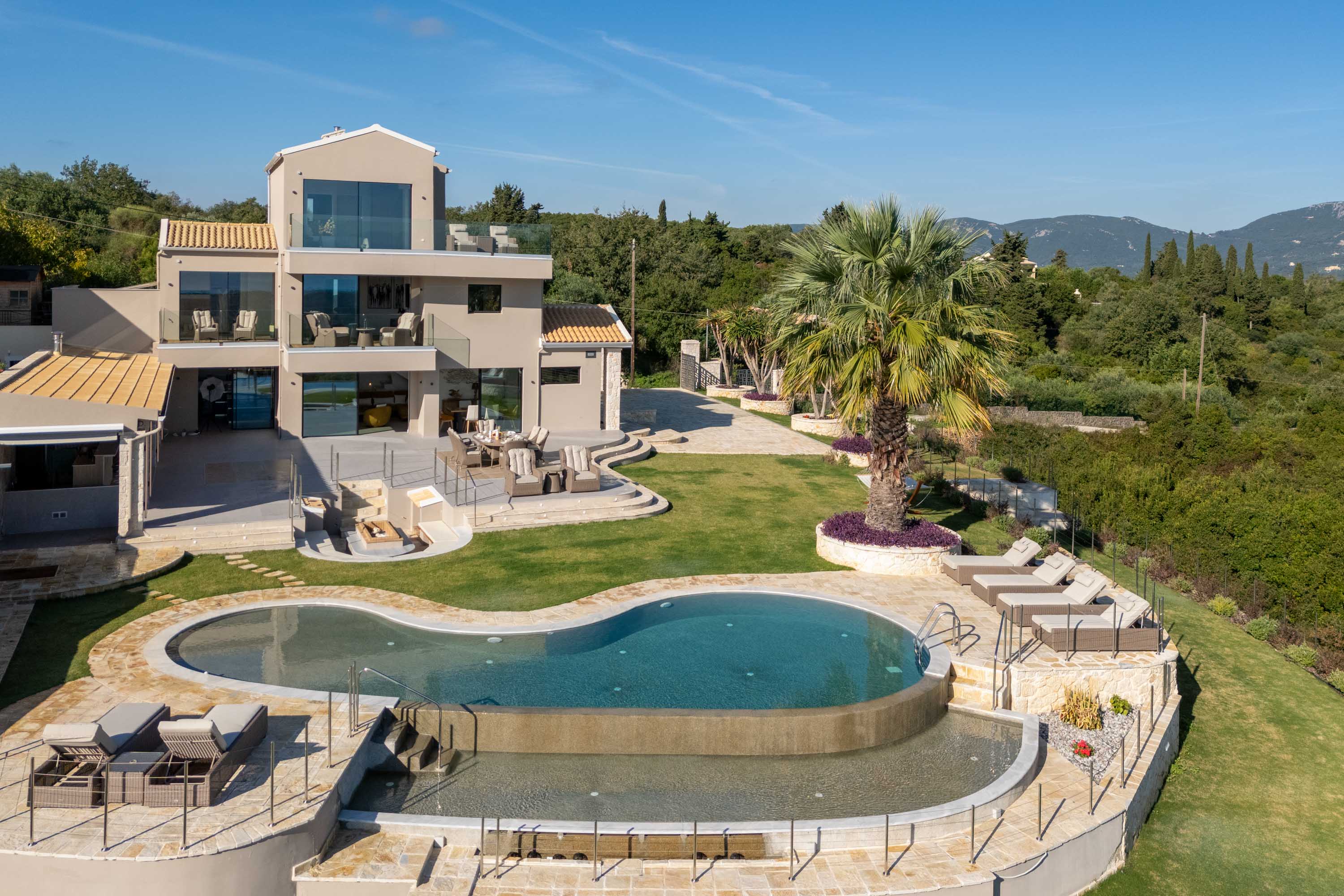 Villa Kalithea Corfu pool