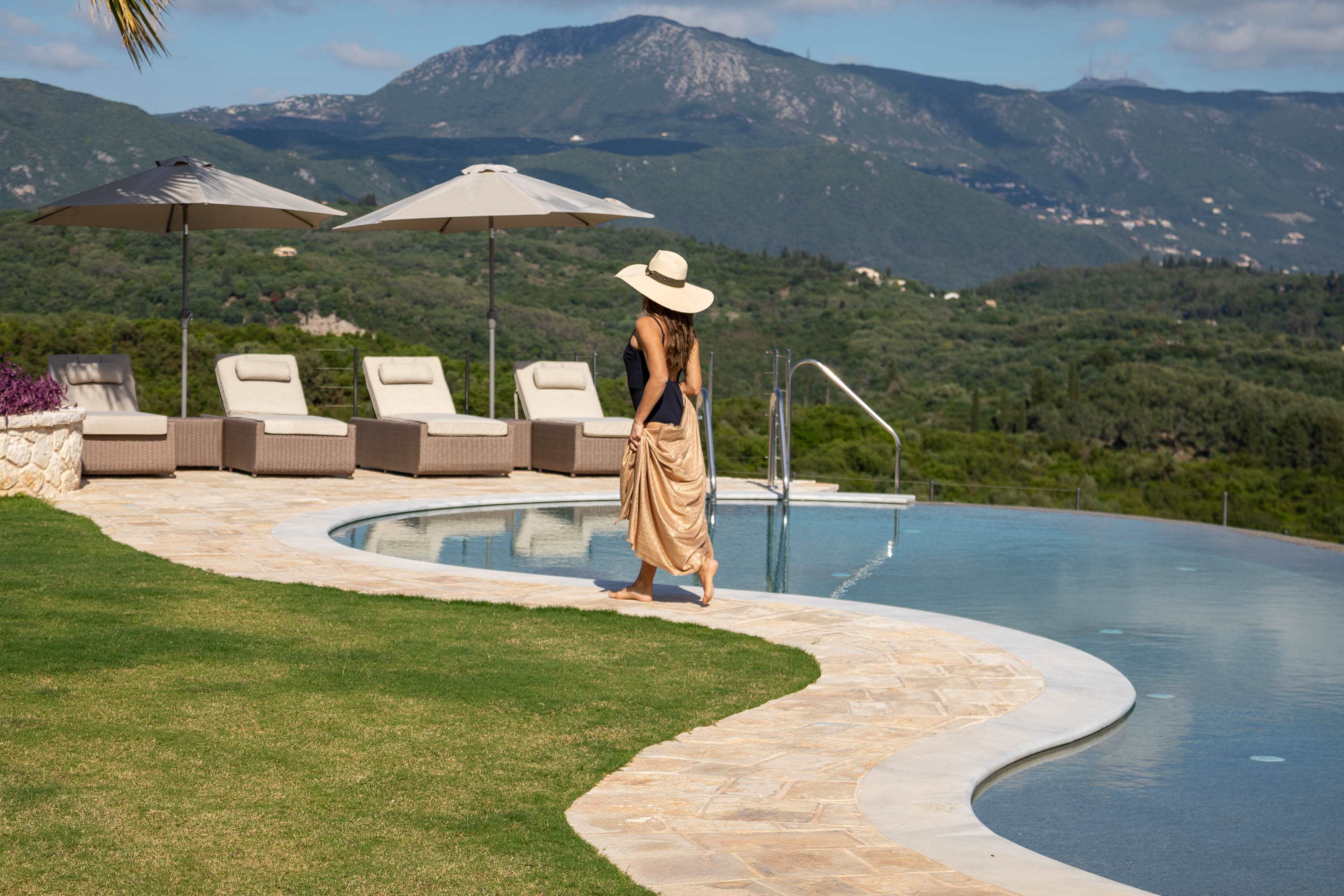 Villa Kalithea Corfu pool