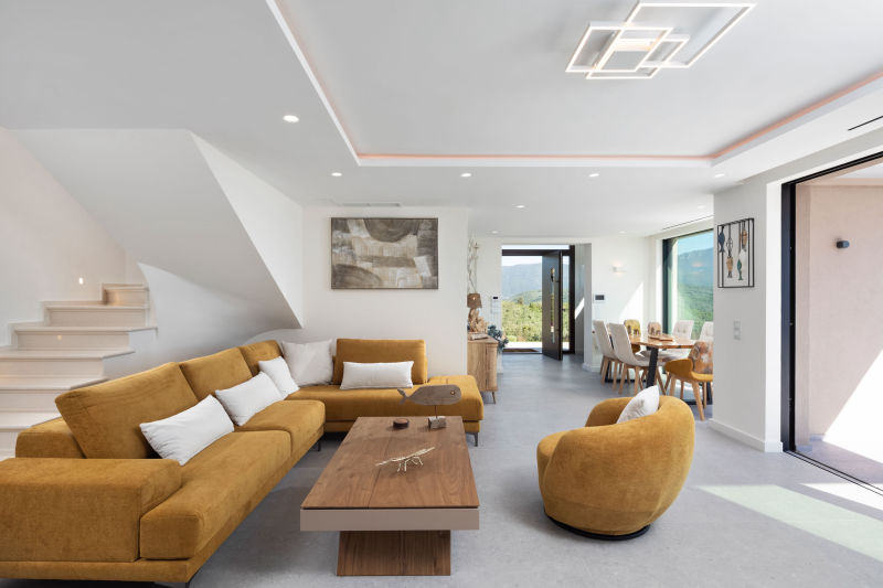 Villa Kalithea Corfu living room